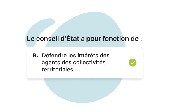 Illustration d'un avantage