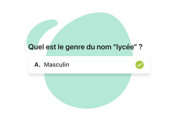 Illustration d'un avantage