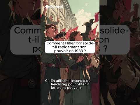 Le national socialisme allemand - Quiz de terminale