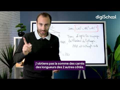 Contraposée du théorème de Pythagore - Maths