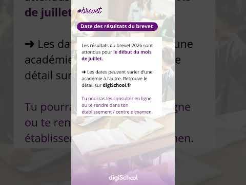 Dates du brevet 2026 : découvre le calendrier officiel