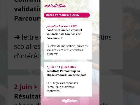 Dates Parcoursup 2026 : tous les temps forts de la procédure post-bac