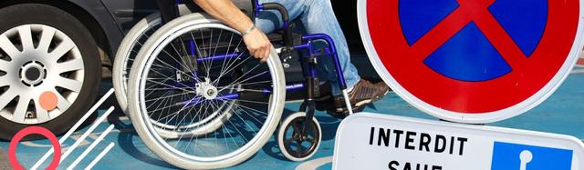 marquage au sol bleu