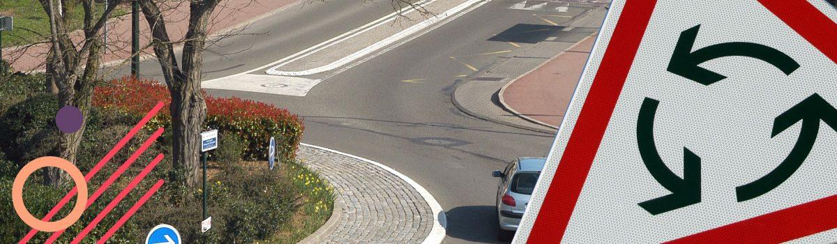 différences rond point giratoire