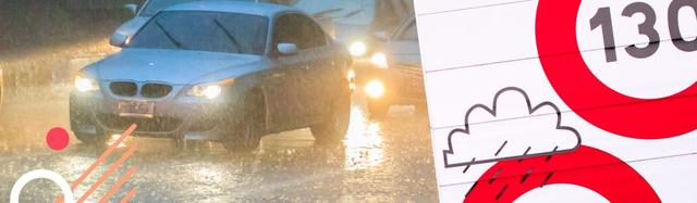 limitation vitesse pluie