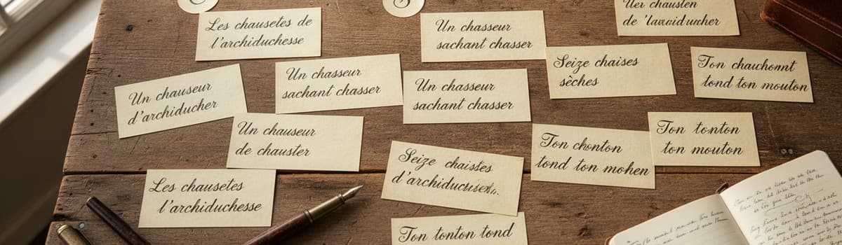 Virelangues français : 30 phrases classées par son pour améliorer sa prononciation