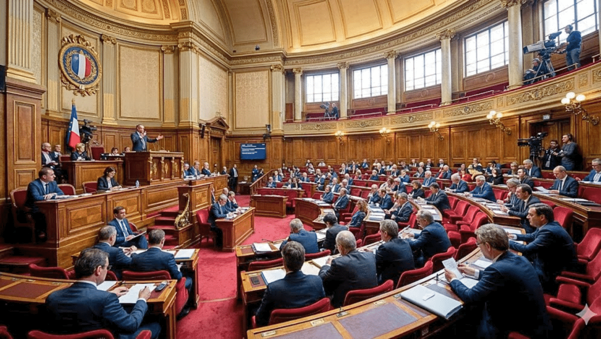 Députés réunis dans l’hémicycle de l’Assemblée nationale lors d’un débat sur les politiques d’enseignement supérieur